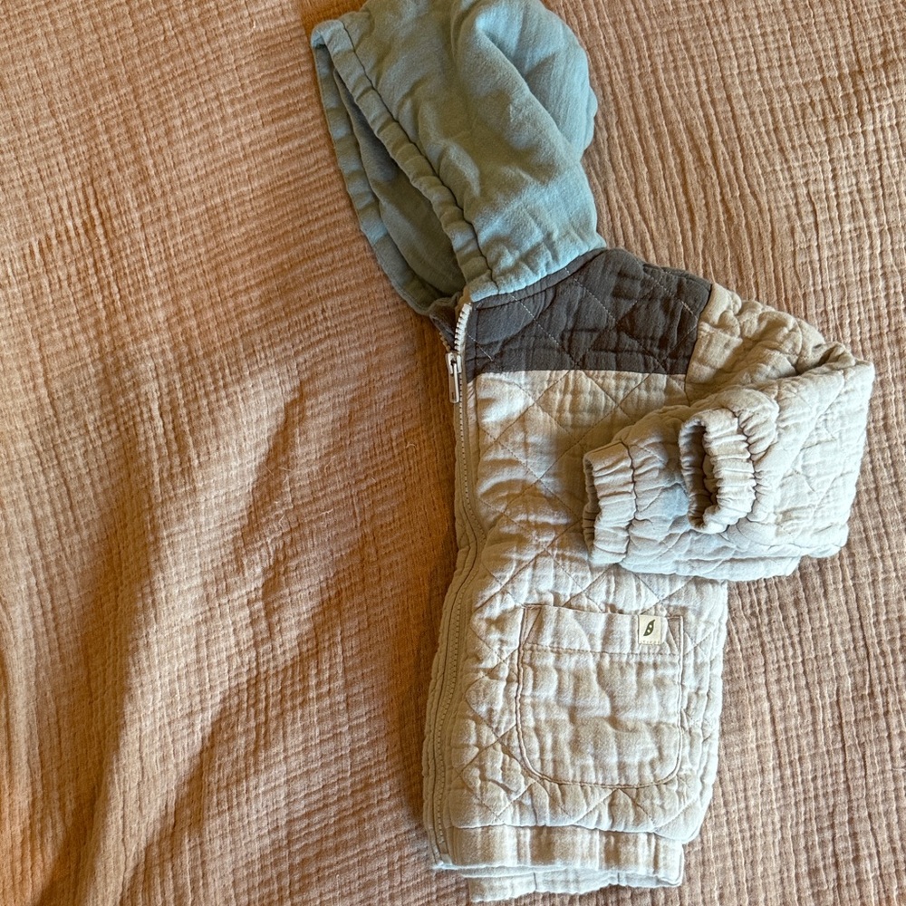 Quilted Kids Jacket with Hood